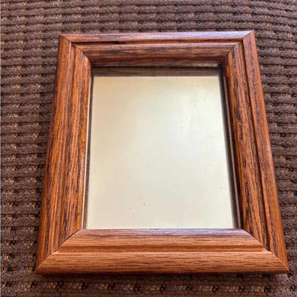 Wood Frame Decorative Mirrors set of 2